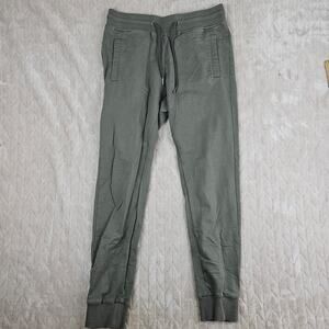 Bread & Boxers Jogger Mens Small Terry Lounge Athleisure Green Classic Minimal